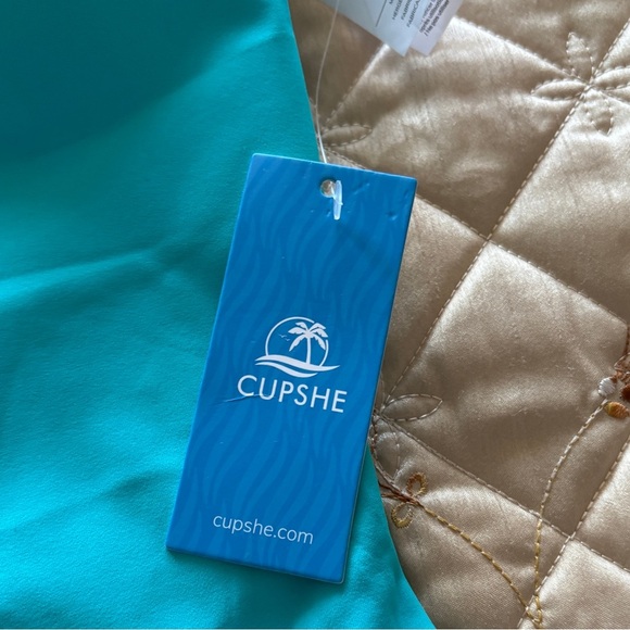 Cupshe Turquoise One Piece Swimsuit for Girls Size XS - Picture 5 of 5